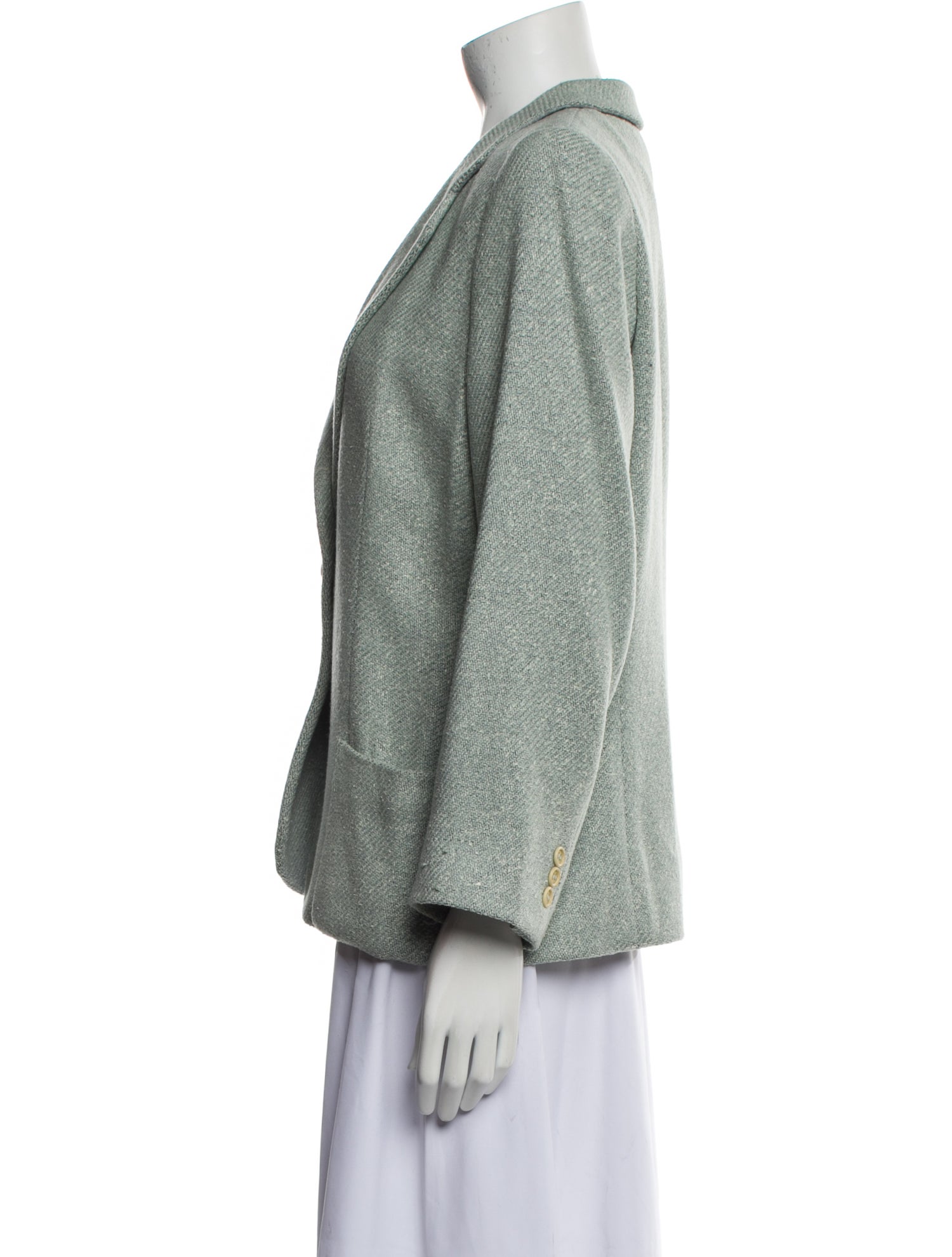 Giorgio Armani Wool Printed Blazer